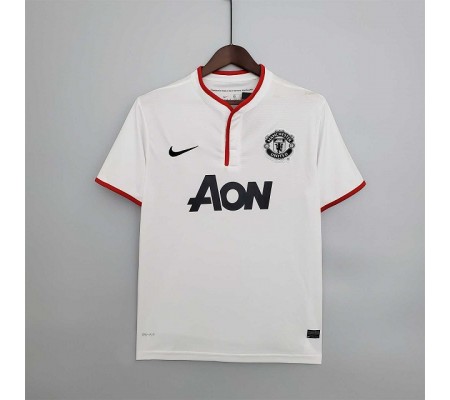 Manchester United 13/14 Away White Soccer Jersey